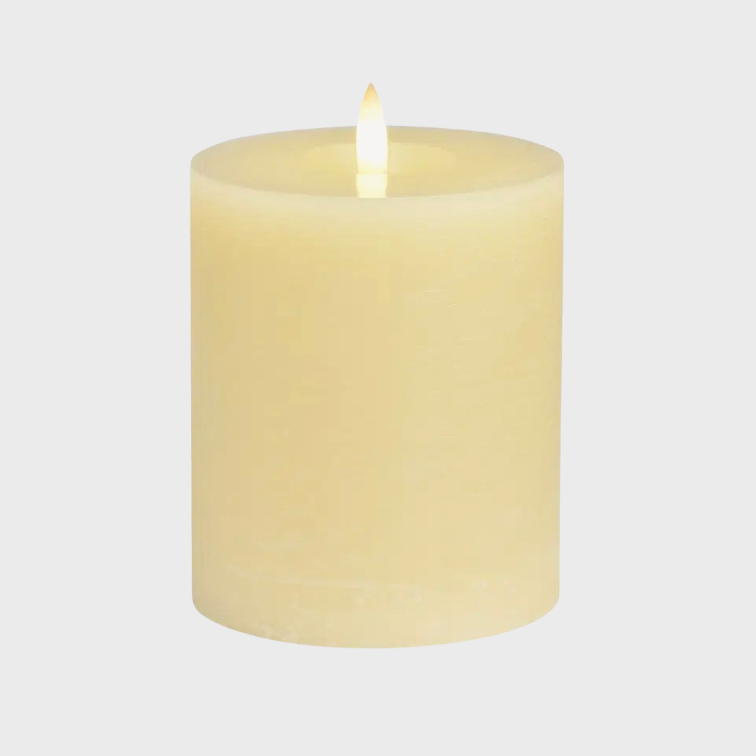 LED flickering Wax Candle