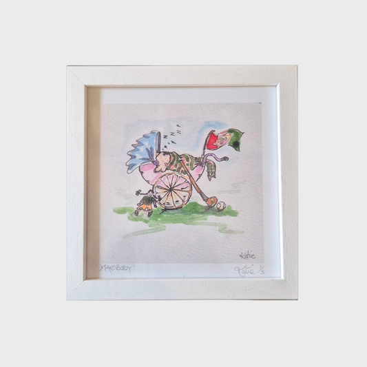 'Mayo Baby' Small Framed Print