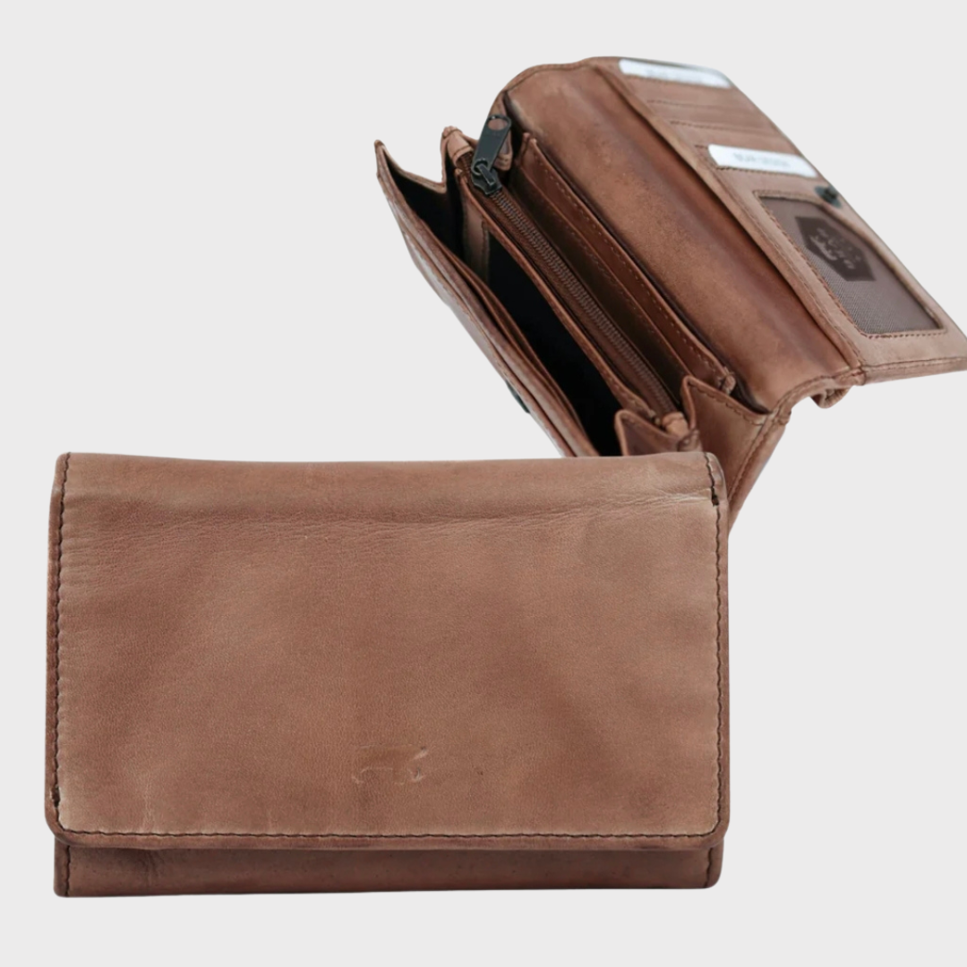 Bear Leather Purse