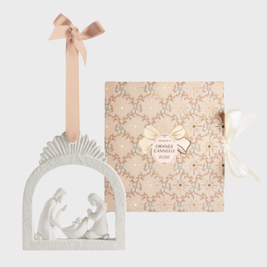 Orange Canelle Scented Navity Decoration