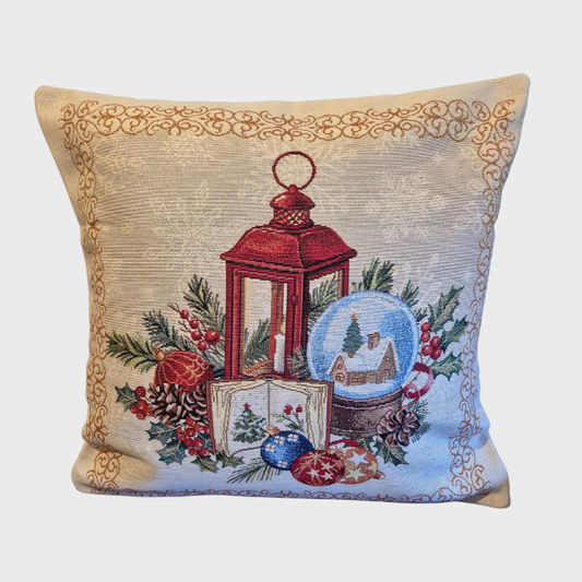 Festive Snowglobe Cushion Cover