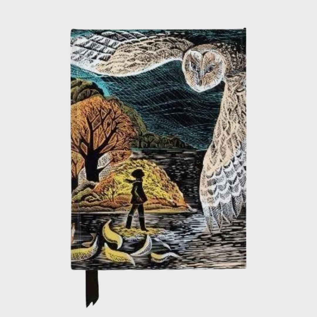 October Owl Flame Tree Journal
