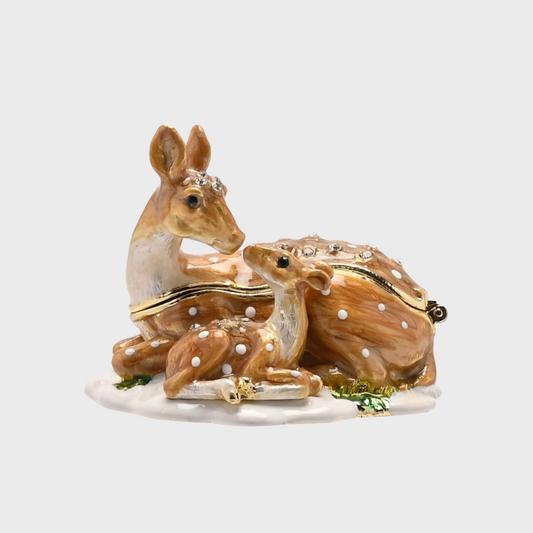 Deer & Fawn Trinket Box