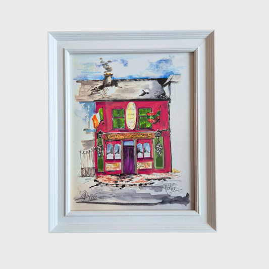 Gilligan's Pub Large Framed Print