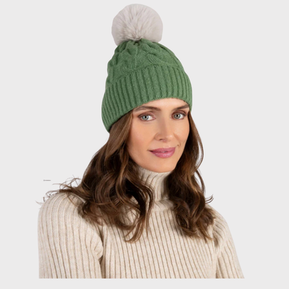 Powder Sage Bobble Hat