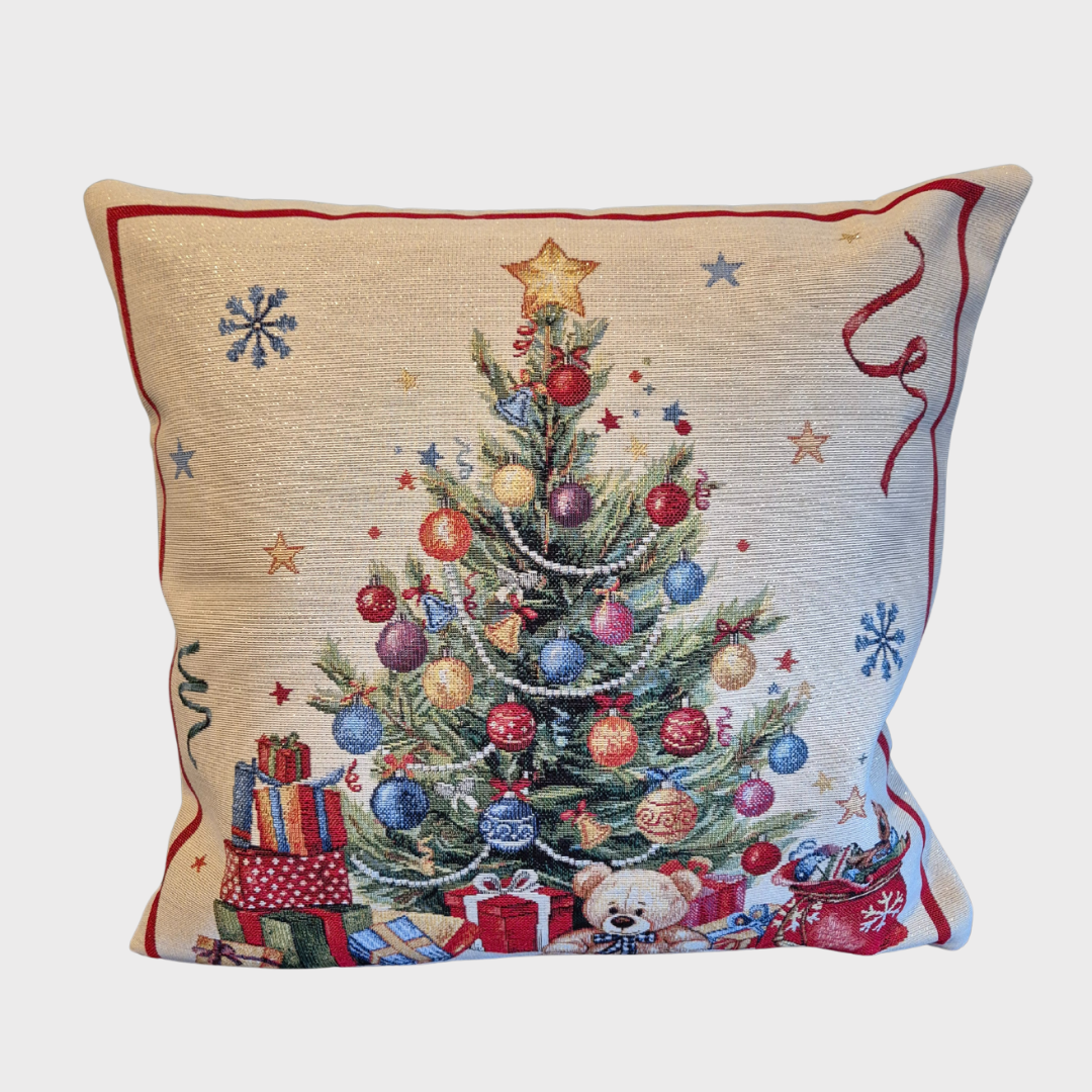 Christmas Tree & Toy Cushion Cover