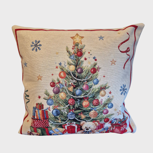 Christmas Tree & Toy Cushion Cover