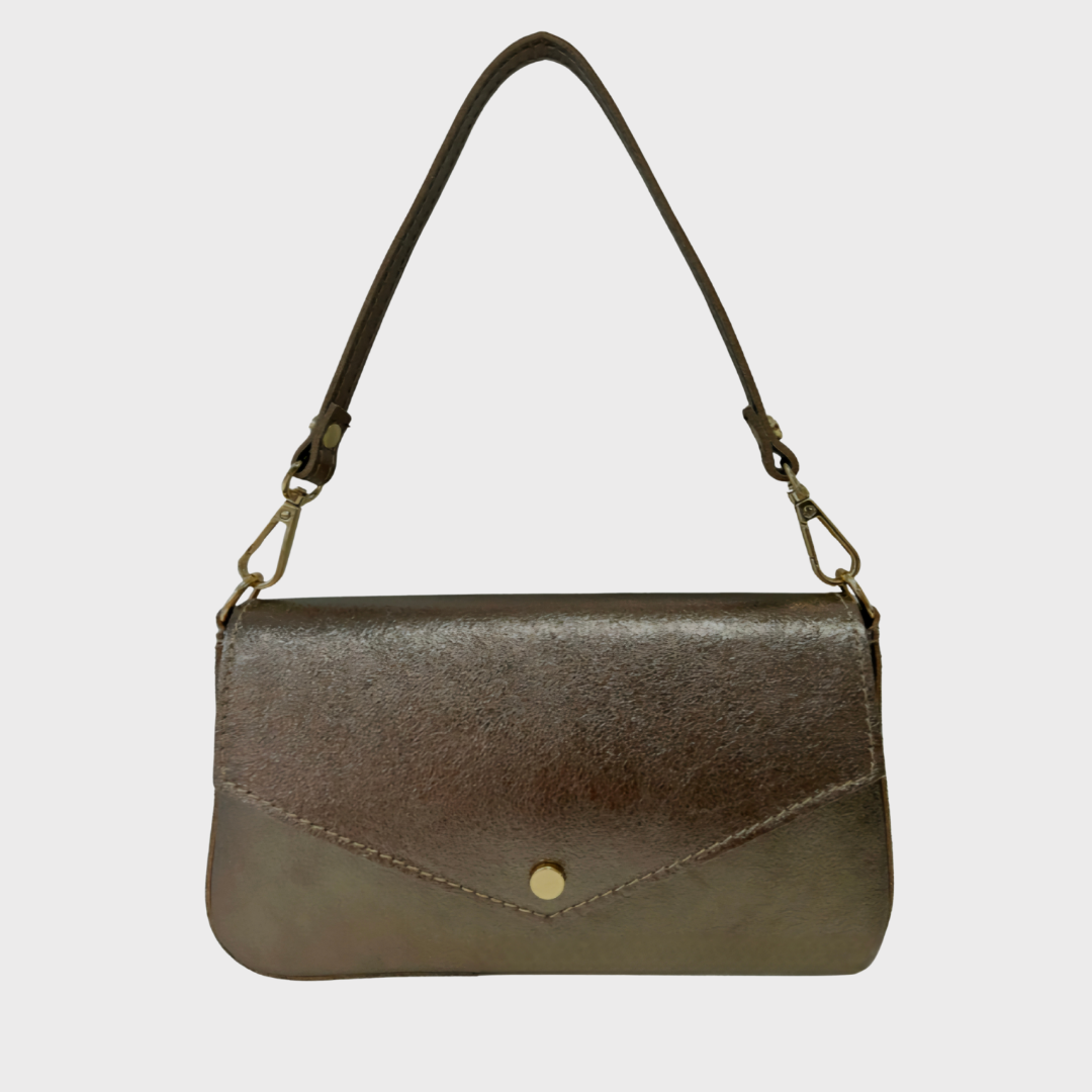 Kitty Bronze Leather Bag