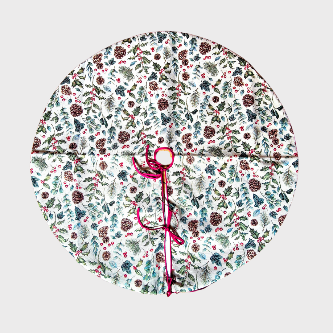 Festive Foliage Christmas Tree Skirt