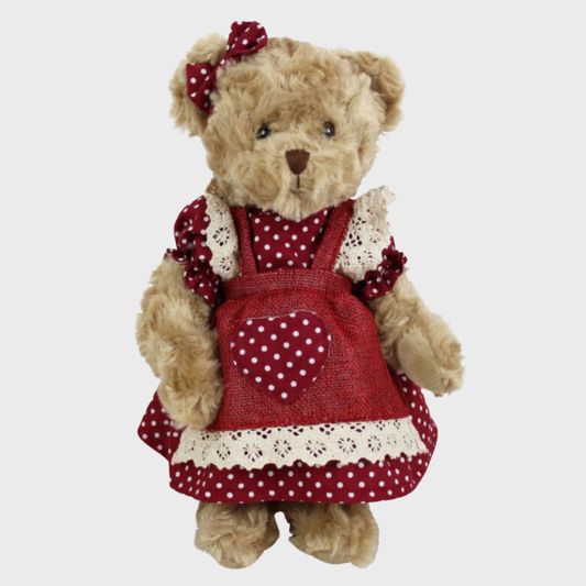 Red Polka Dot Teddy Bear