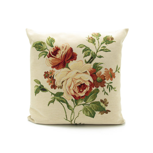 Vintage Style Floral Cushion